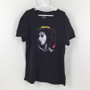 Bob Marley Graphic Portrait Tee 2006 Zion Root Wear